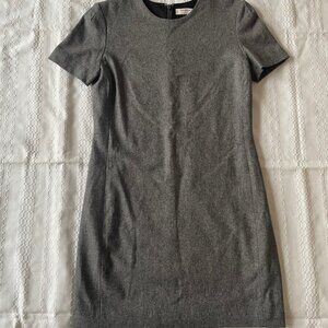 Babaton Aritzia Wool Cashmere Shift Mini Dress Heather Grey - Patricio